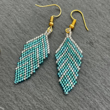 Load image into Gallery viewer, Eni Handmade Beaded Leaf Earrings