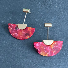Load image into Gallery viewer, Kikuko Fan Earrings