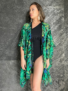 Alani Kaftan in Tropical Lime