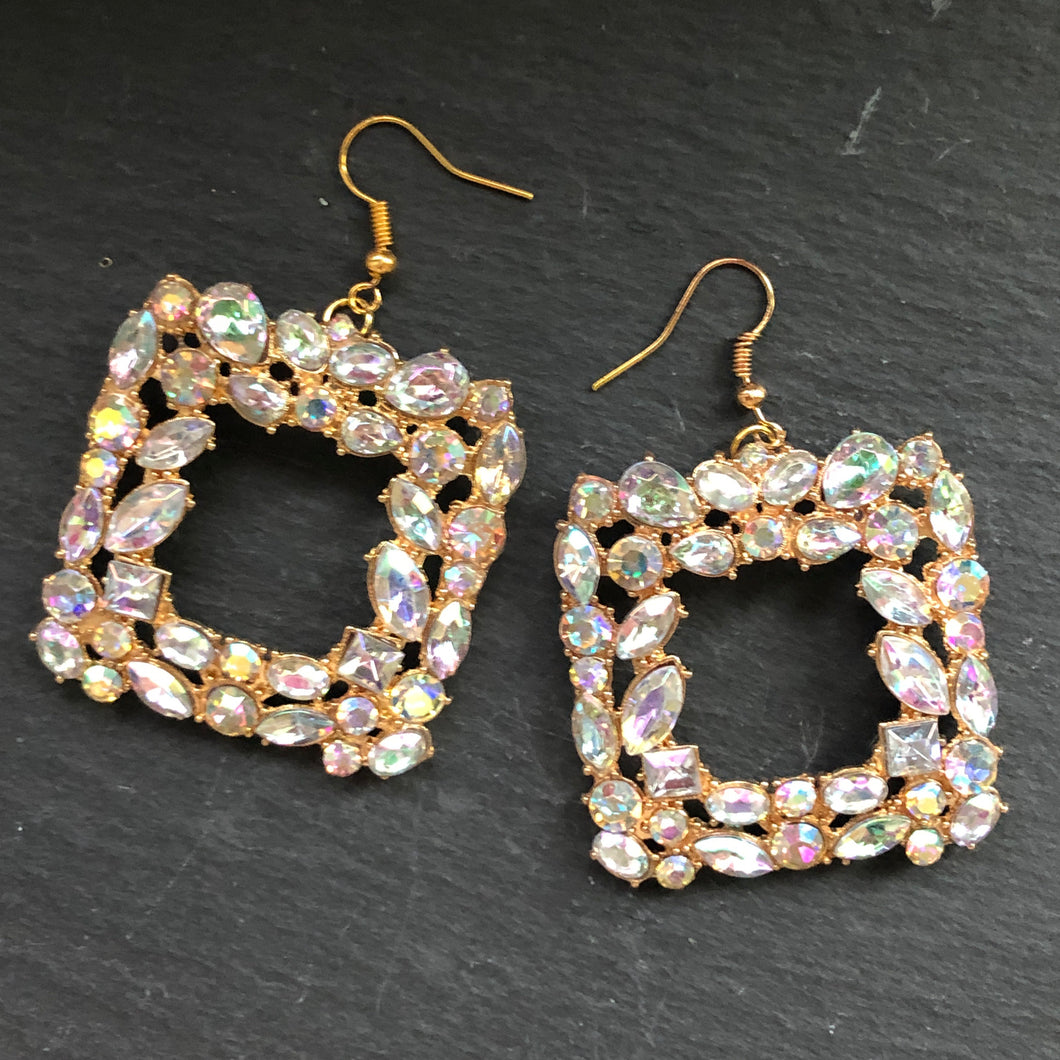Callista crystal dangle earrings