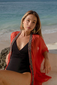 Sofi Kaftan in Orange