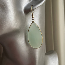 Load image into Gallery viewer, Damara Natural Stone Tear Drop Earrings