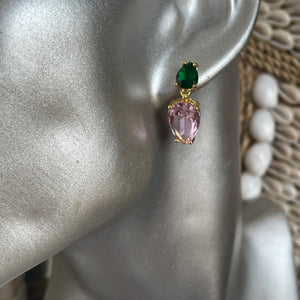 Lara Zircon Tear Drop Earrings