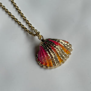 Oki Hand-Painted Seashell Necklaces