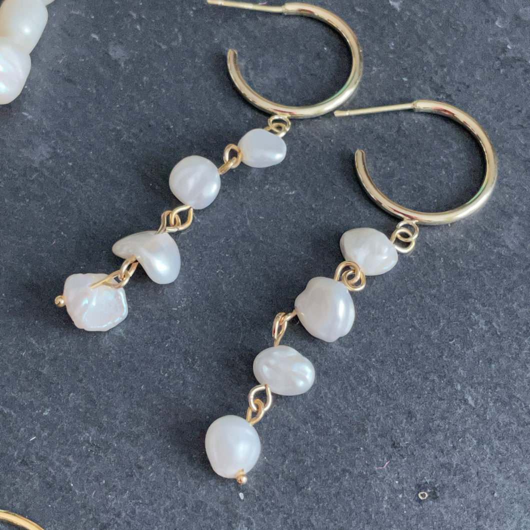 Sima Freshwater Pearl Earrings