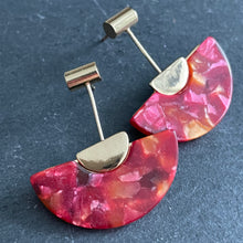 Load image into Gallery viewer, Kikuko Fan Earrings
