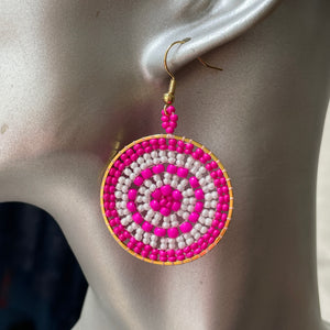 Rhea Handmade Beaded Earrings