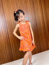 Load image into Gallery viewer, Penelope Girls Cotton Heart Print Sundress