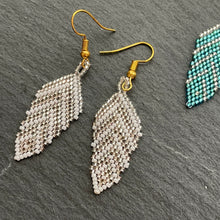 Load image into Gallery viewer, Eni Handmade Beaded Leaf Earrings
