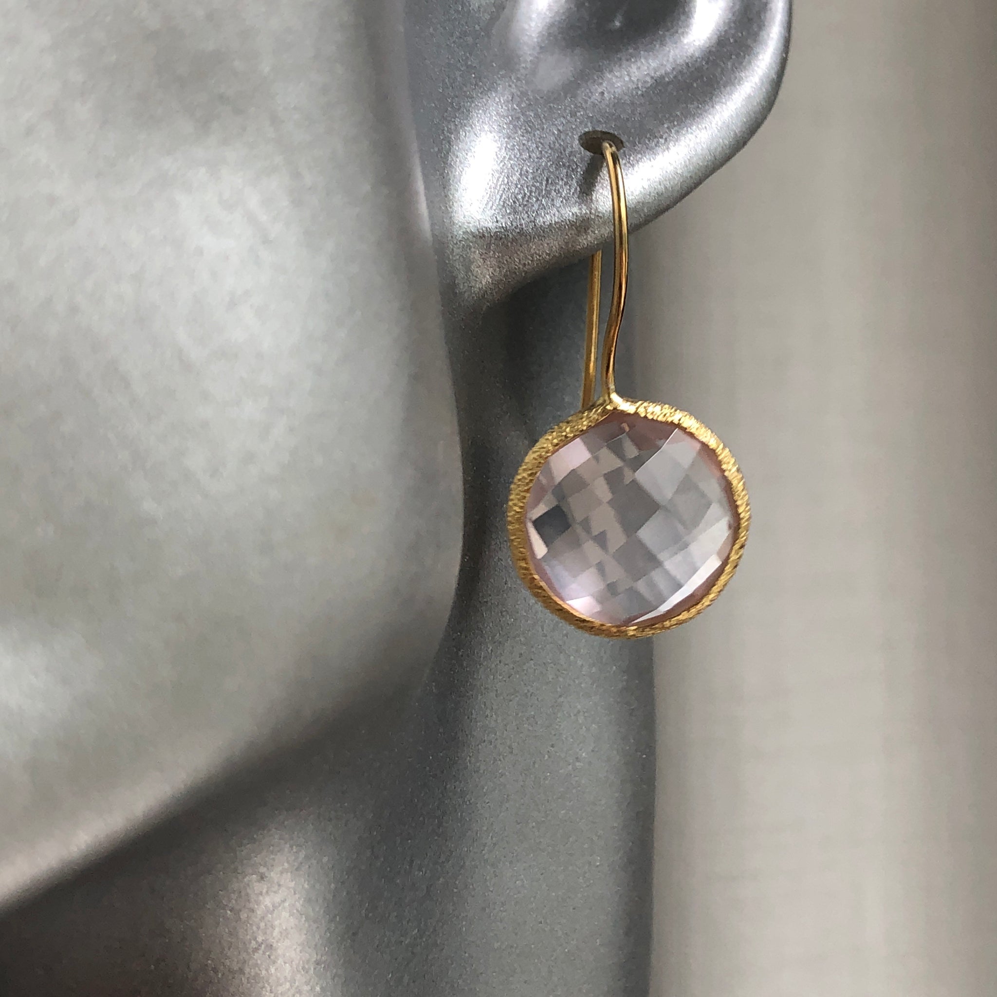 Gold plated earrings accessorize sale