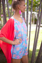 Load image into Gallery viewer, Effortlessly stylish Utama Ikura orange kaftan with hand-sewn batik detail, perfect for Dubai
